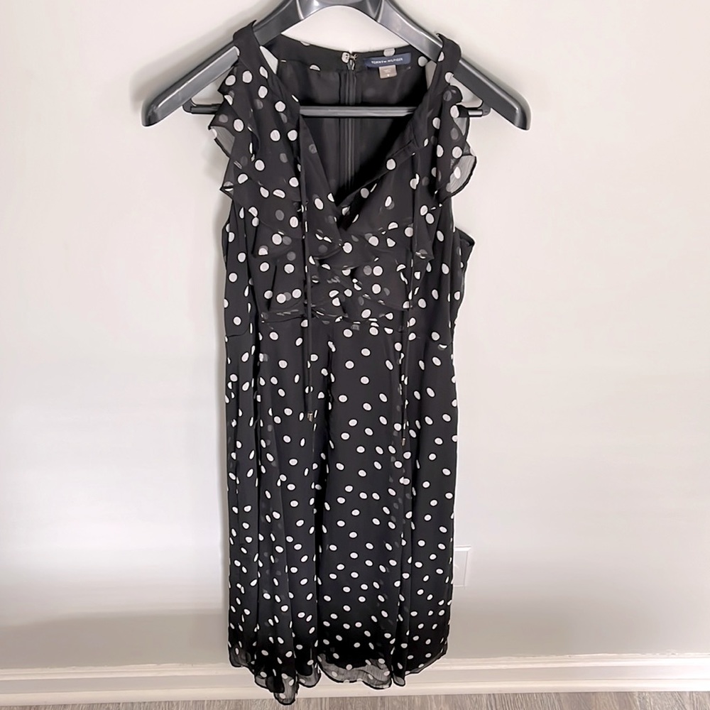Tommy Hilfiger Black/White polka dot dress